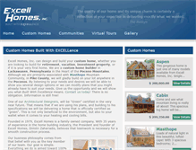 Tablet Screenshot of excellhomesinc.com